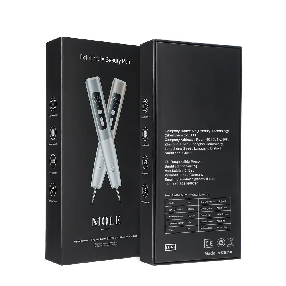 Clear Nevus Beauty Pen - Mole, Black Points, Wart, Spot, Tattoo Remover