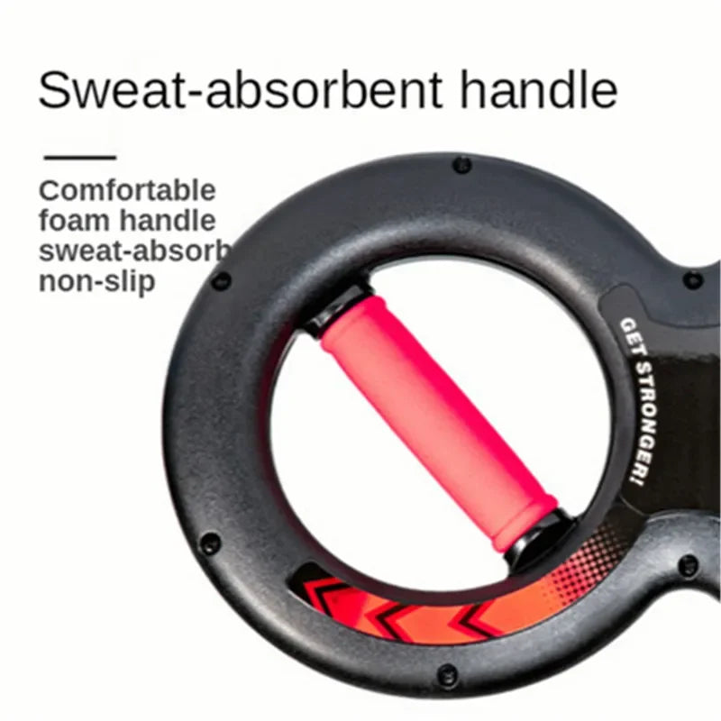 20KG 8-Word Hand Grip Strength Trainer Black