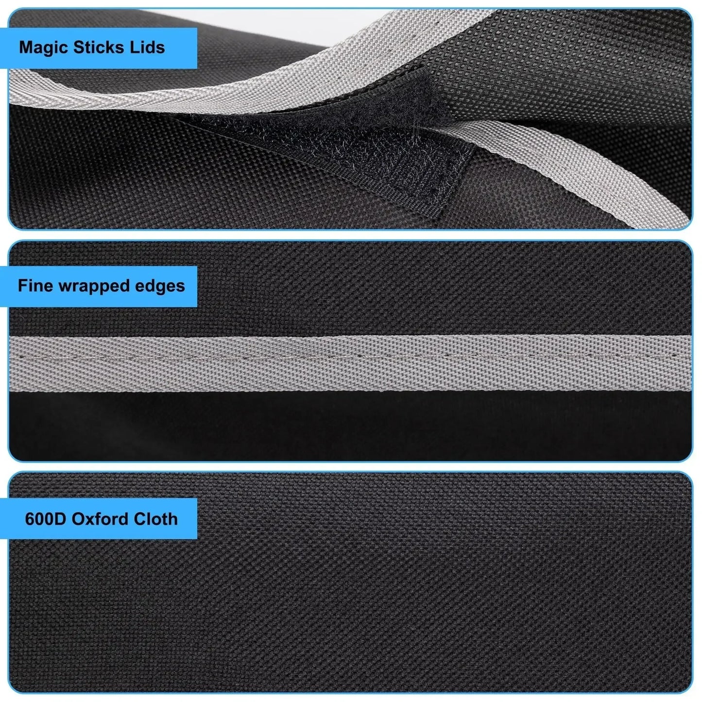 Car Trunk And Backseat Organizer Multi Use Oxford Storage Bag Black