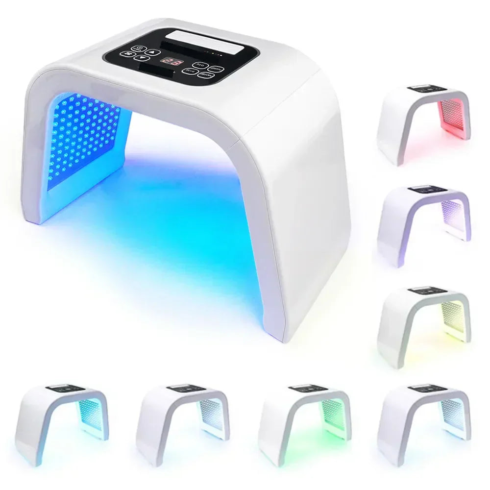 7-Color LED Photon Heating Facial Mask for Home Skin Care