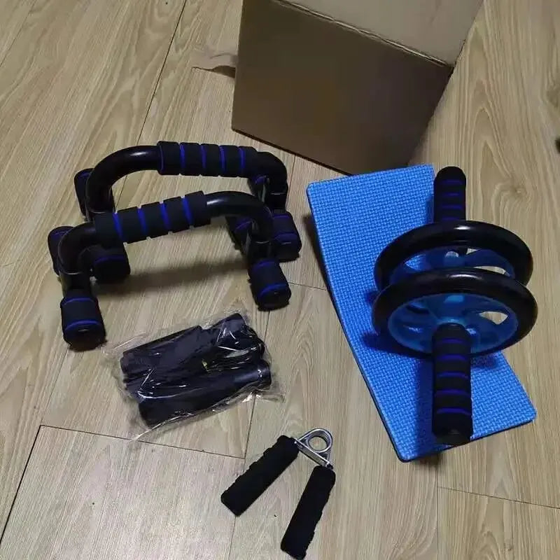 Multi-functional Equipment 4-Piece Fitness Wheel Set
