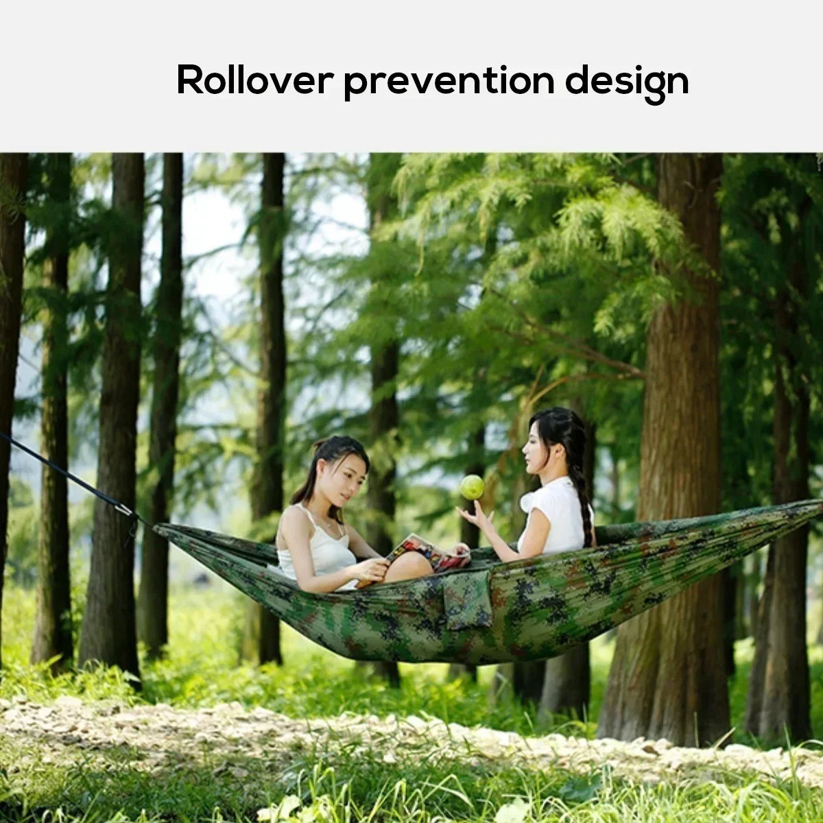 Ultralight Parachute Hammock with Mosquito Net