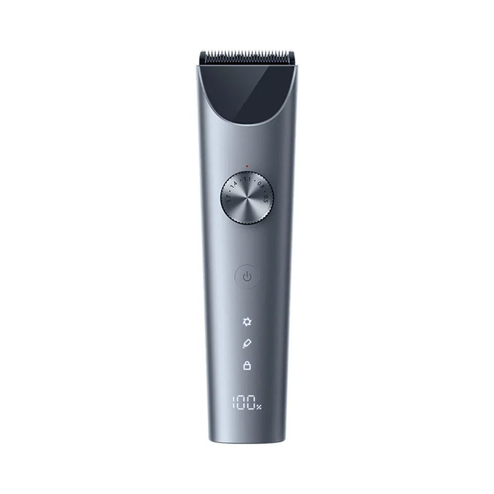 Professional Hair Clipper Digital Display Length Adjustments Grey