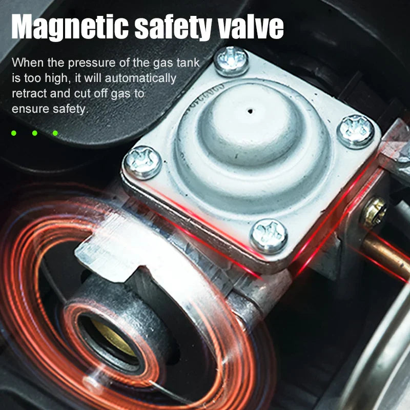 3800W Portable Folding Camping Gas Stove Butane Cassette Green