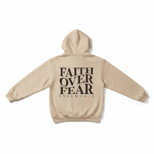 Faith Over Fear Christian Hoodie