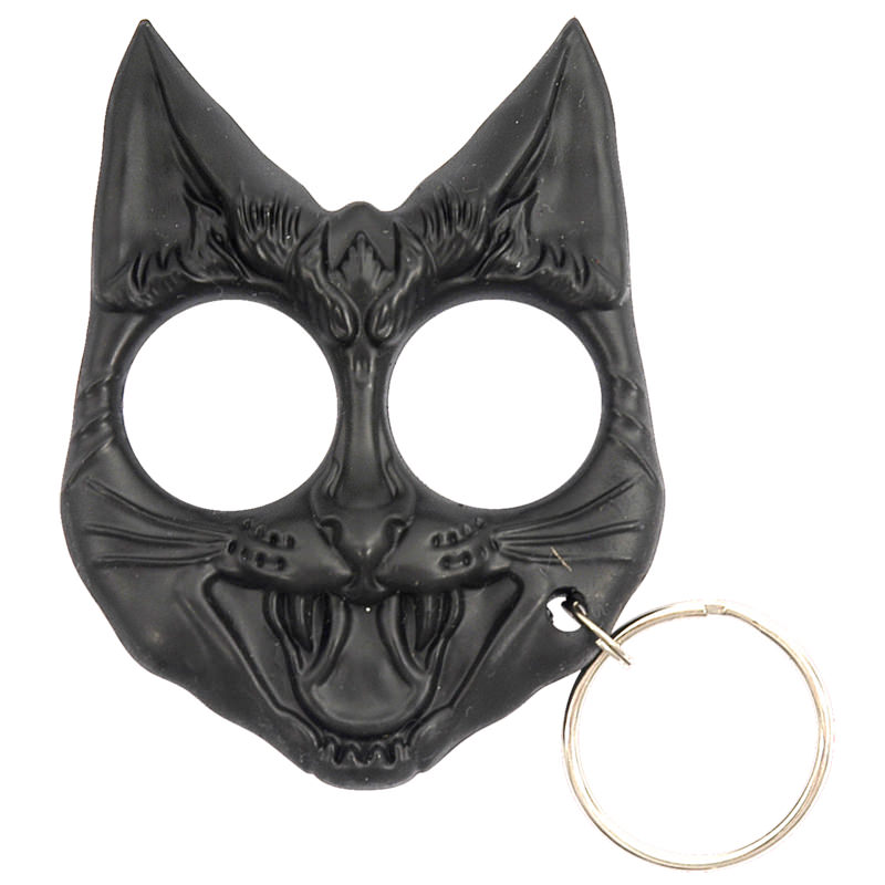 Wild Cat Self Defense Keychain - Black - TOPHATTER'S ARMORY DEALS