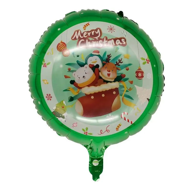 Cheerful Santa Claus Foil Christmas Balloon - 70x51cm