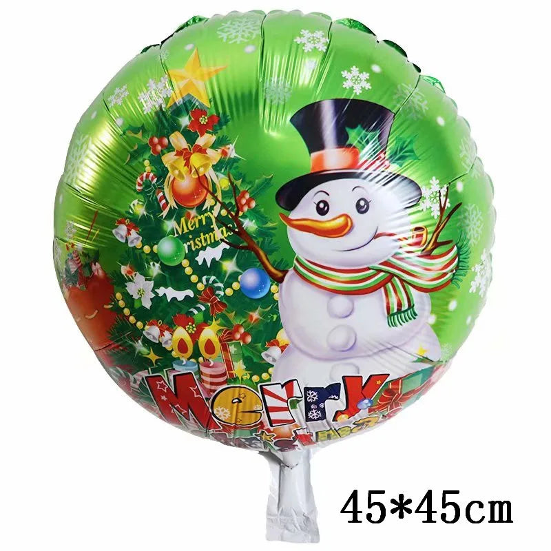Cheerful Santa Claus Foil Christmas Balloon - 70x51cm