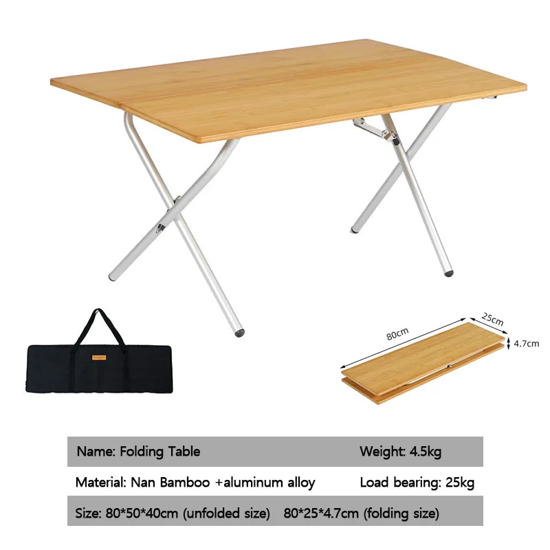 Bamboo Folding Table