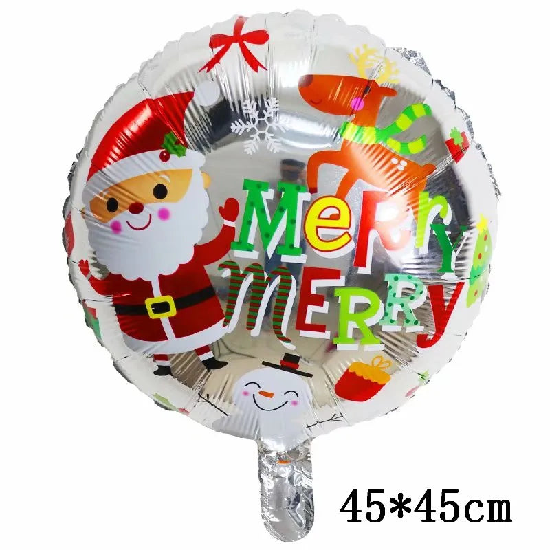 Cheerful Santa Claus Foil Christmas Balloon - 70x51cm