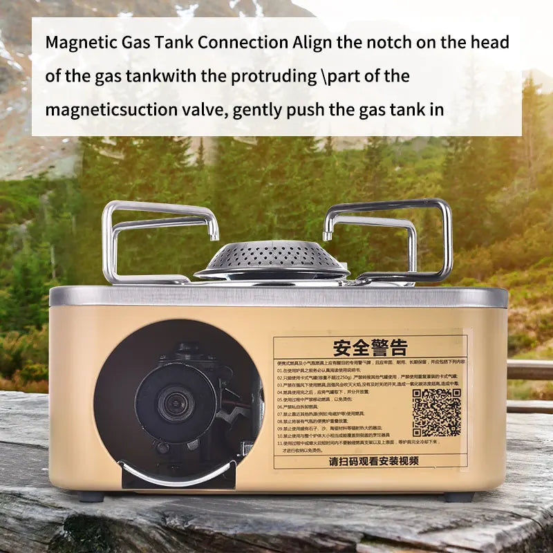 Camping Gas Stove 2800W Khaki