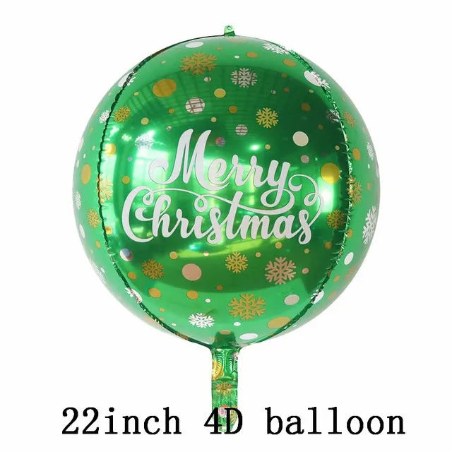 Cheerful Santa Claus Foil Christmas Balloon - 70x51cm