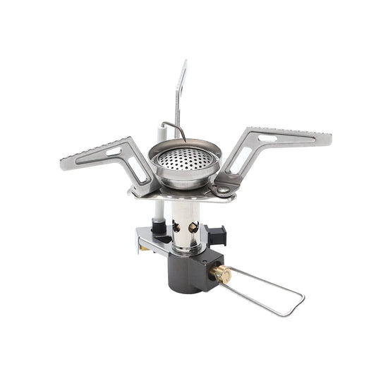 Ultralight Portable Backpacking Gas Stove 7165 BTU Camp Burner Silver