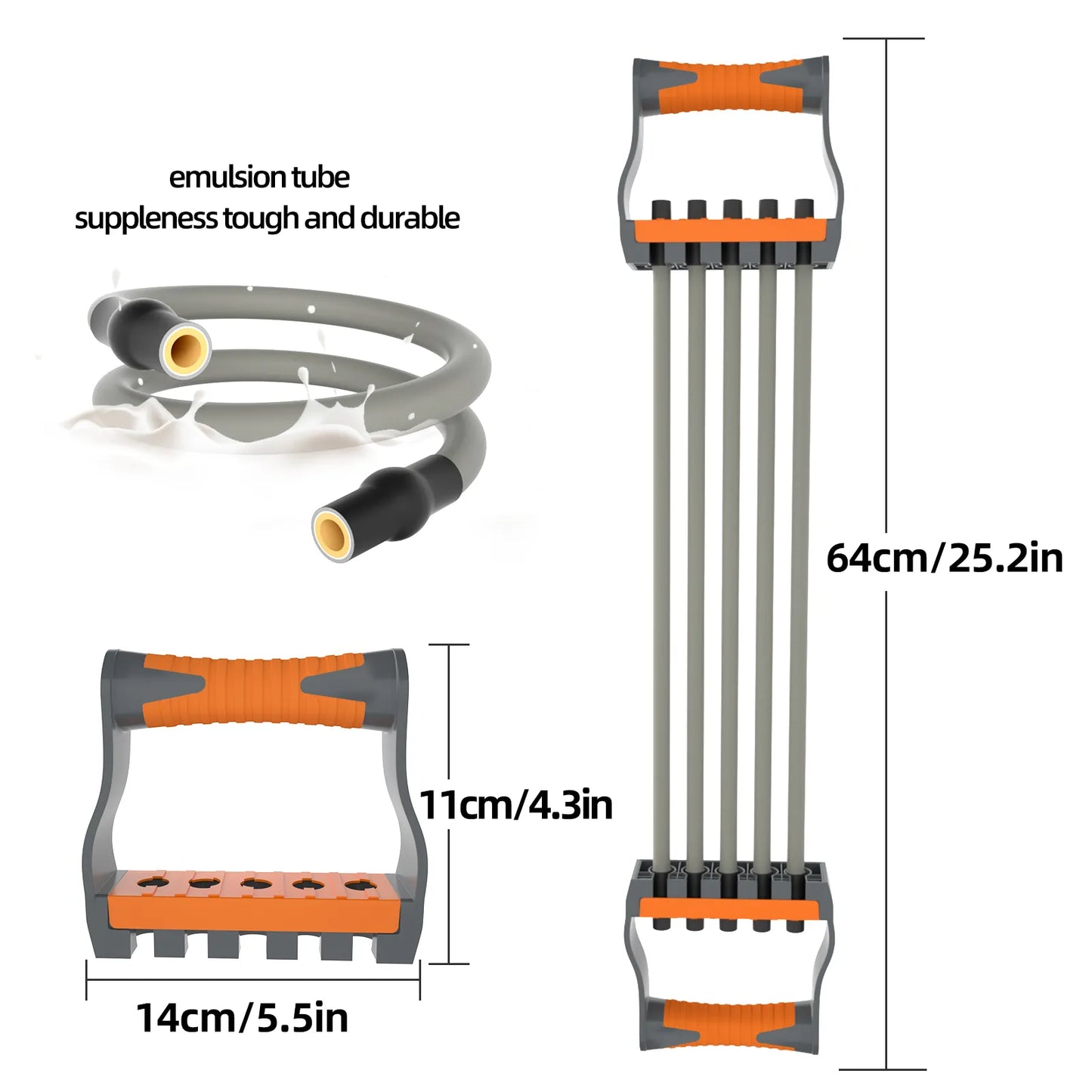 5 Ropes Adjustable Chest Expander
