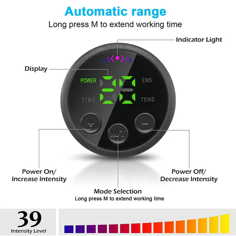 Smart EMS Arm Muscle Trainer Blue