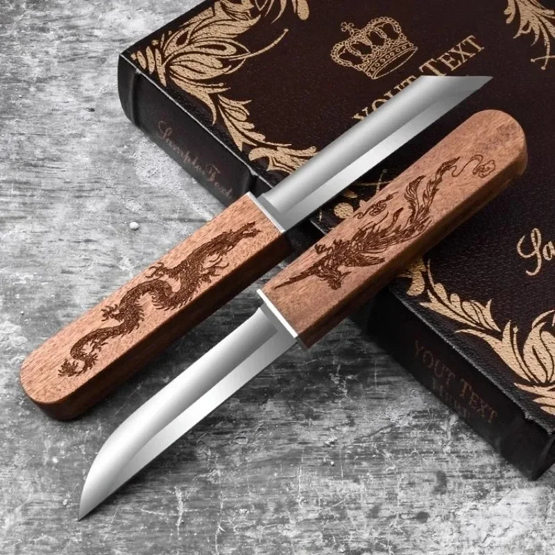 Dragon & Phoenix Double Knife – High-Hardness Tactical & Camping Knife Set