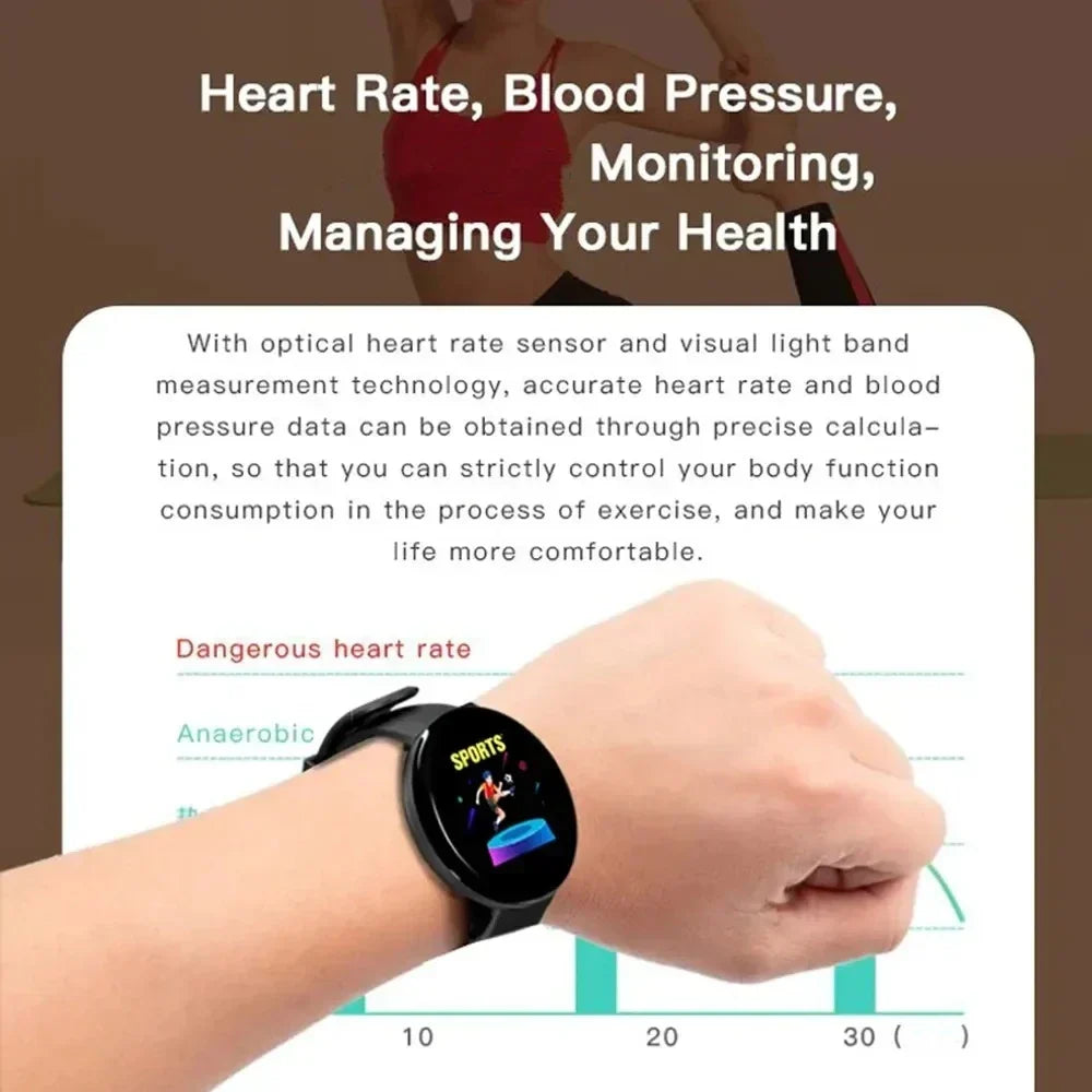 Smartwatch Fitness Tracker with Heart Rate Monitor