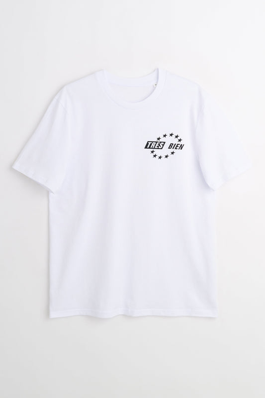 TRÈS BIEN Sport Logo Tee White