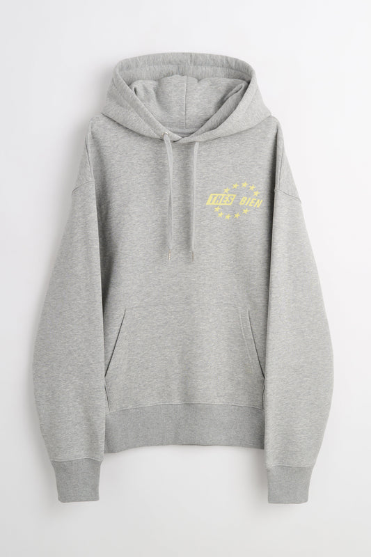 TRÈS BIEN Sport Logo Hoodie Heather Grey