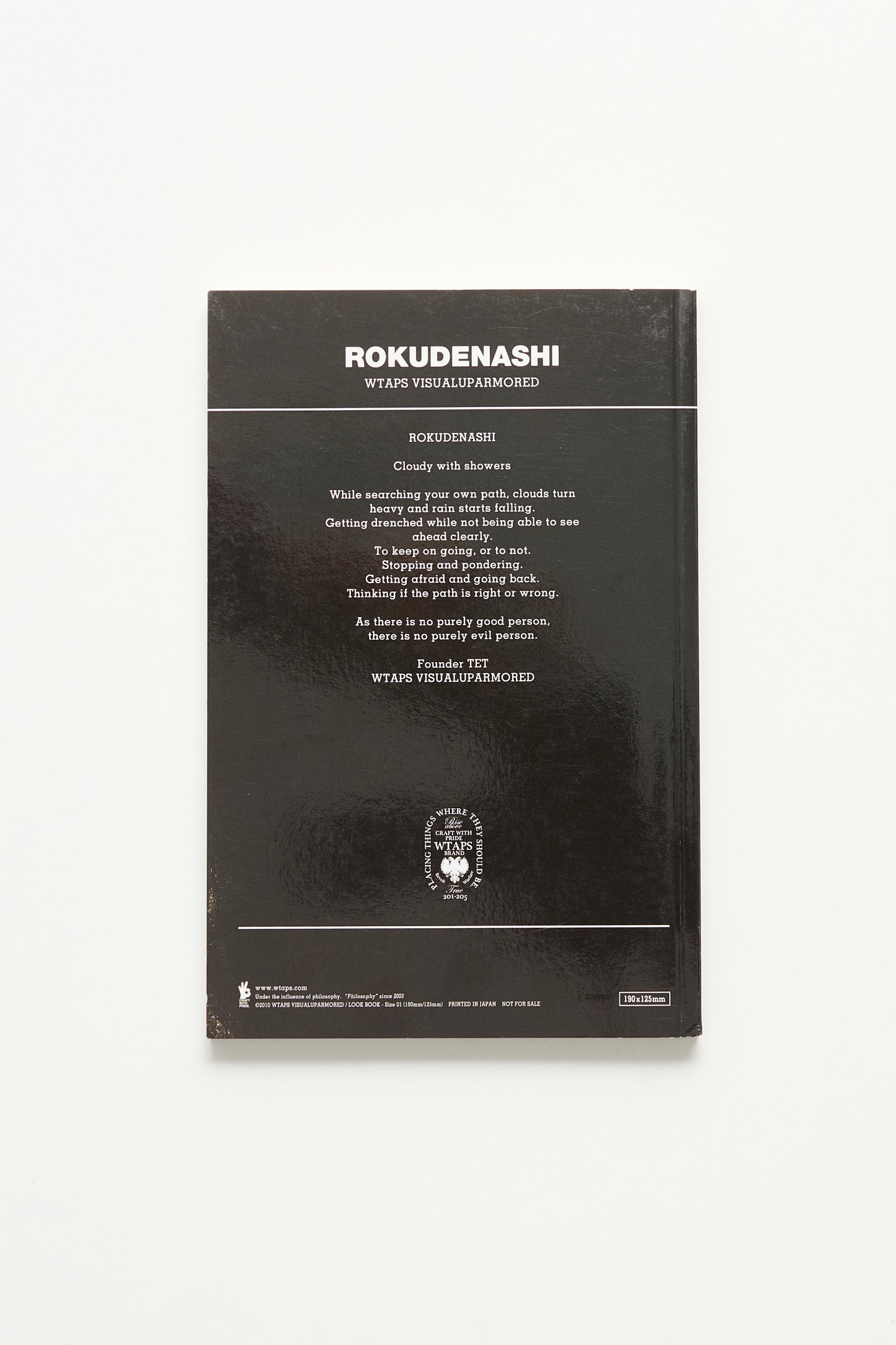 WTAPS ROKUDENASHI AW10 Lookbook