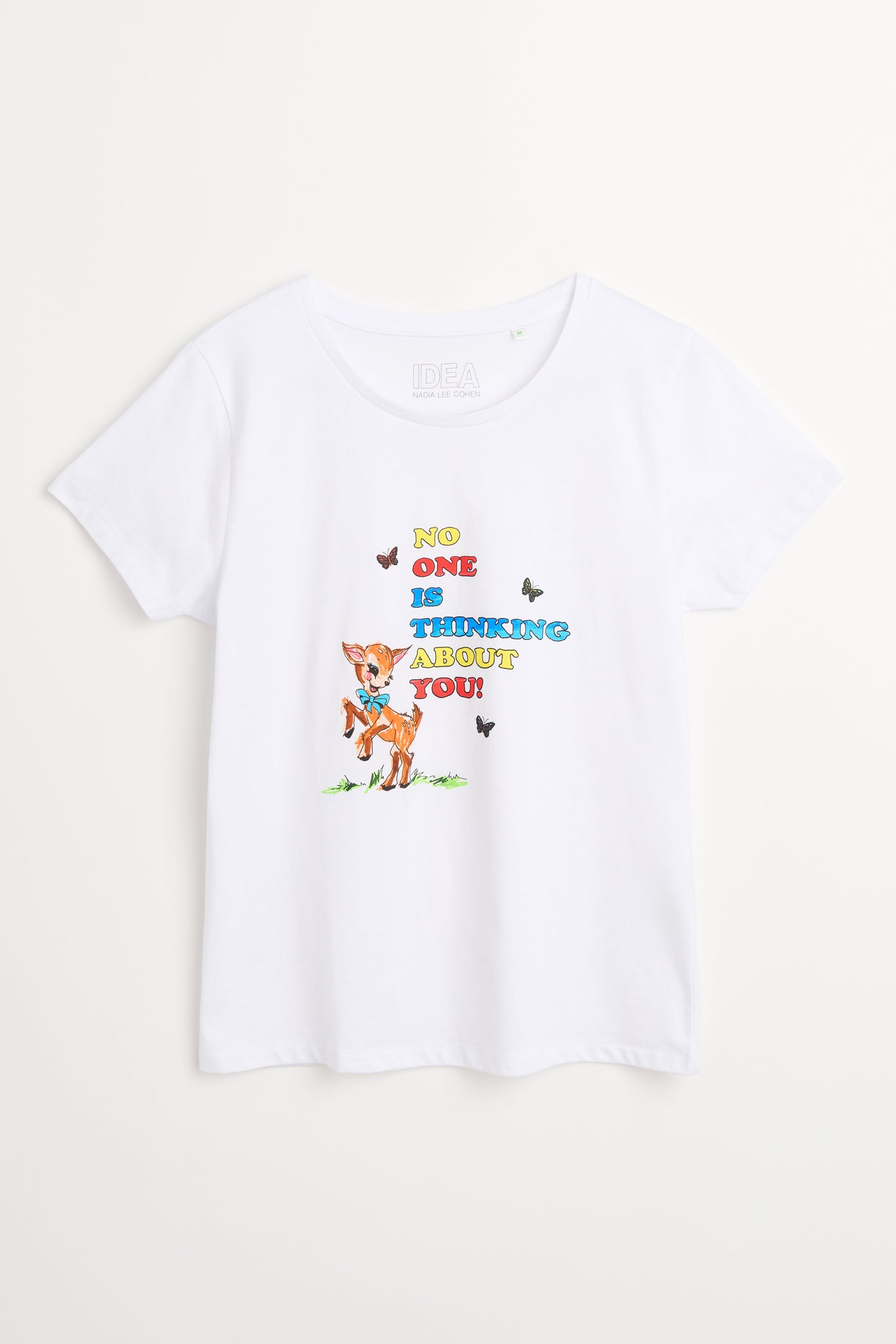 IDEA Nadia Lee Cohen No One Is Thinking About You T-shirt White