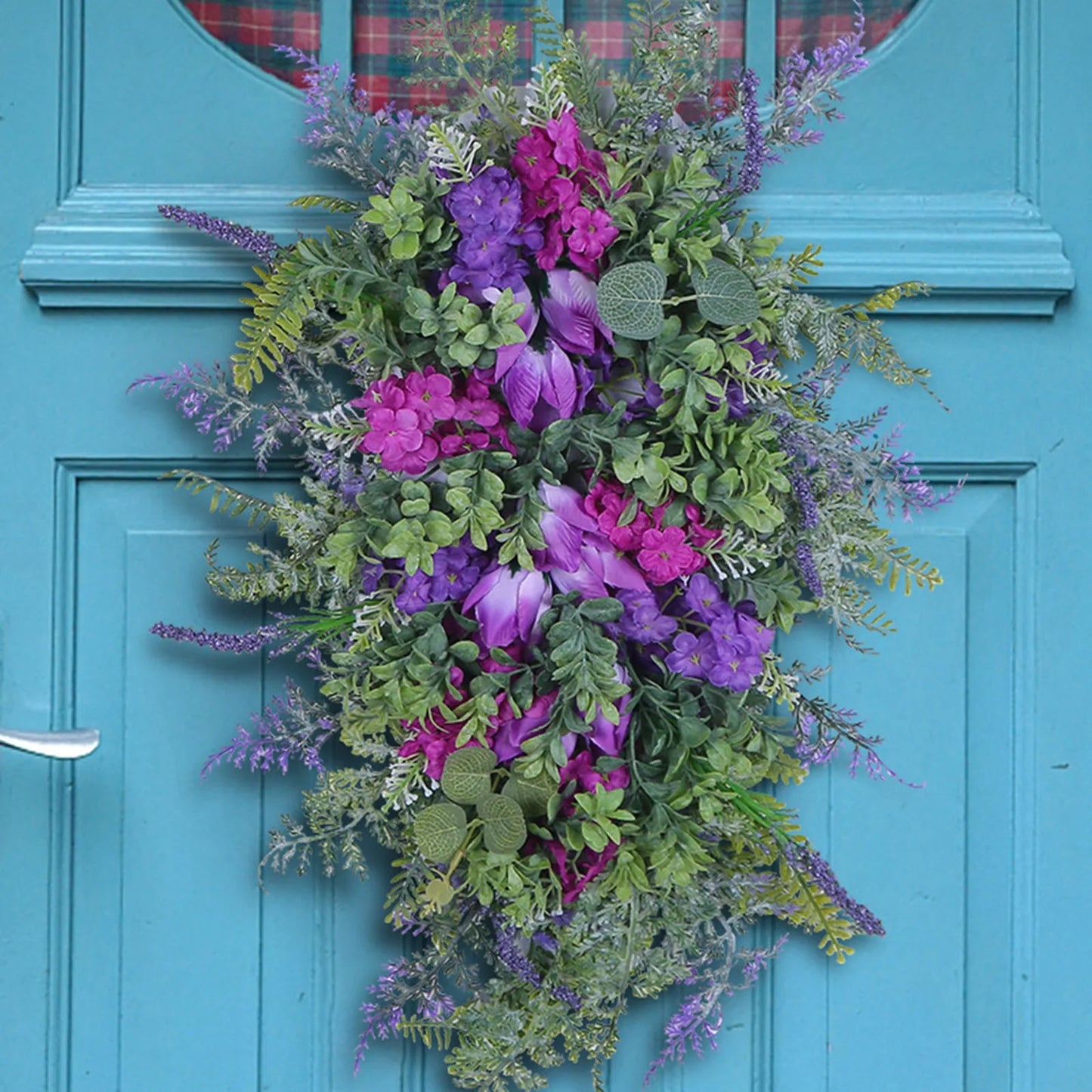 Spring Summer Teardrop Wreath