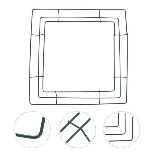 Square Macrame Ring Wire Wreath Forms