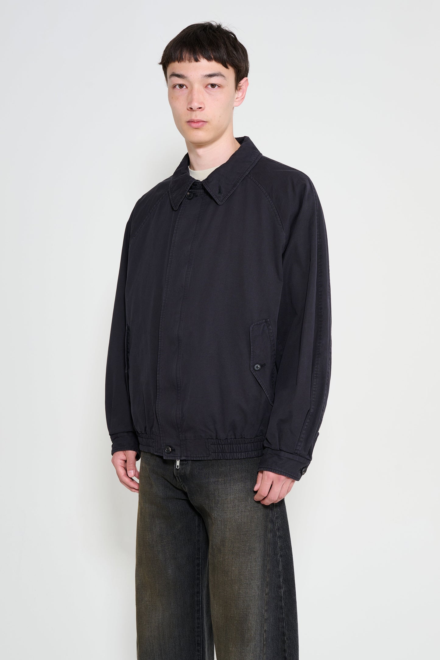 ssstein Vintage Harrinton Zip Jacket Black