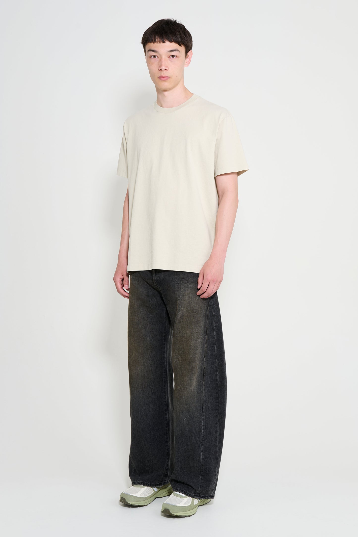 ssstein Deformation Wide Denim Jeans Black