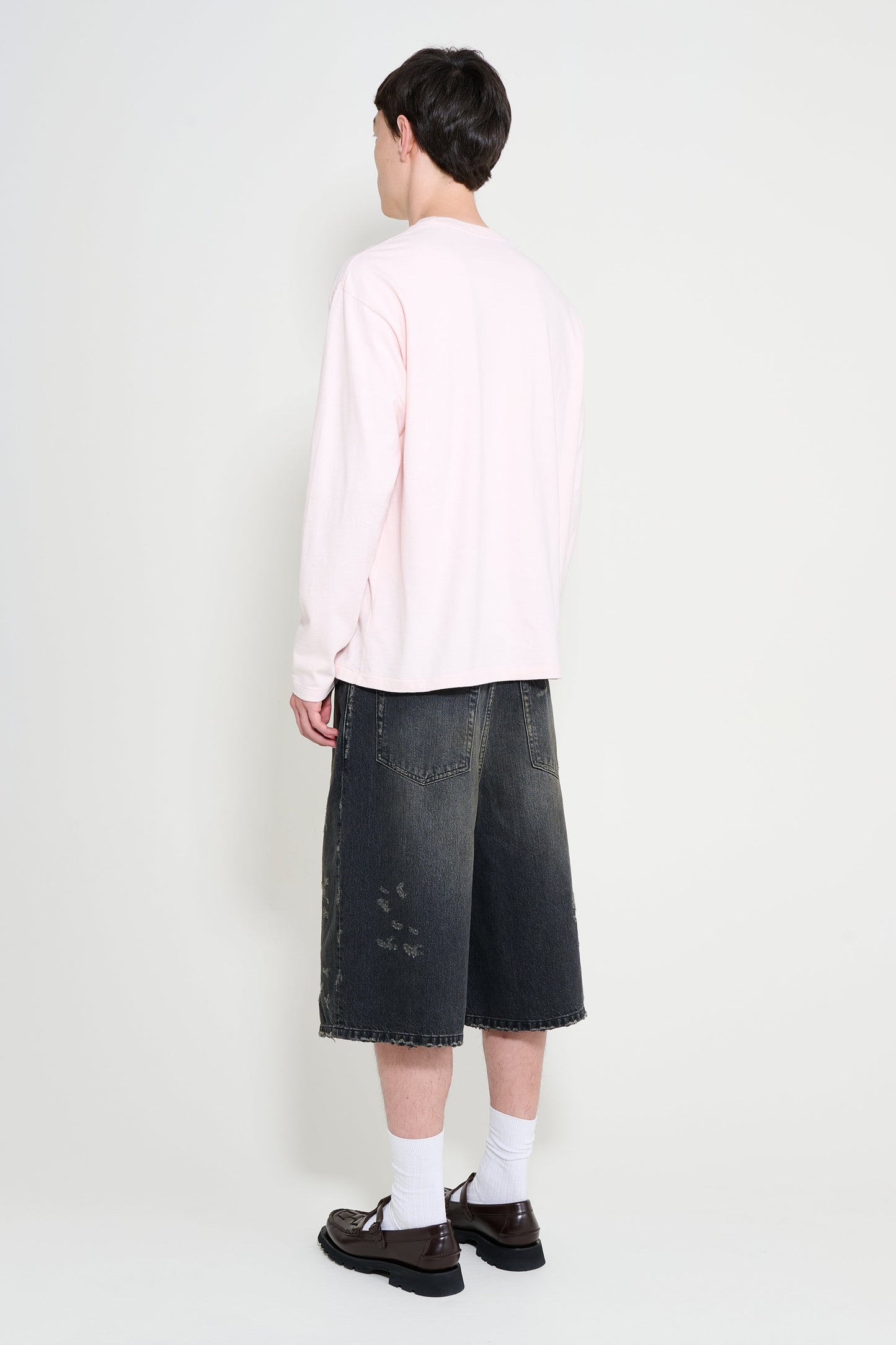 ssstein Baggy Denim Shorts Black