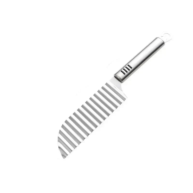 Stainless Steel Crinkle Cut Potato Slicer