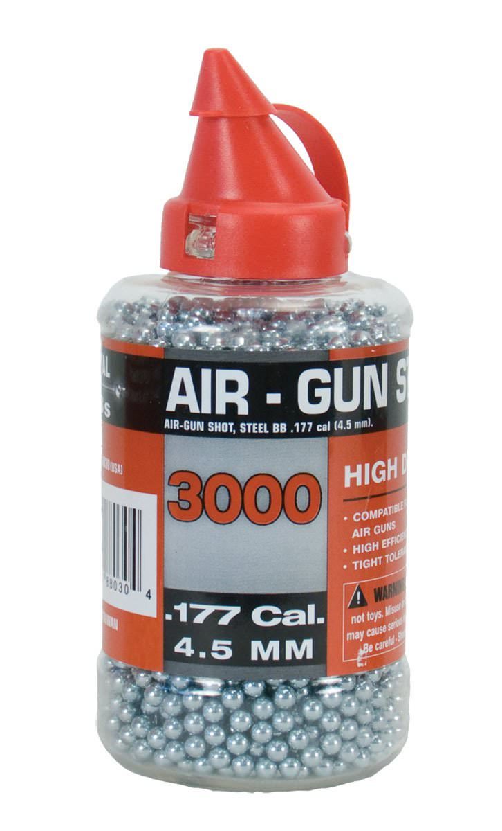 Soft Air Swiss Arms Steel BB's .33 gram 3,000 Count .177 Cal.