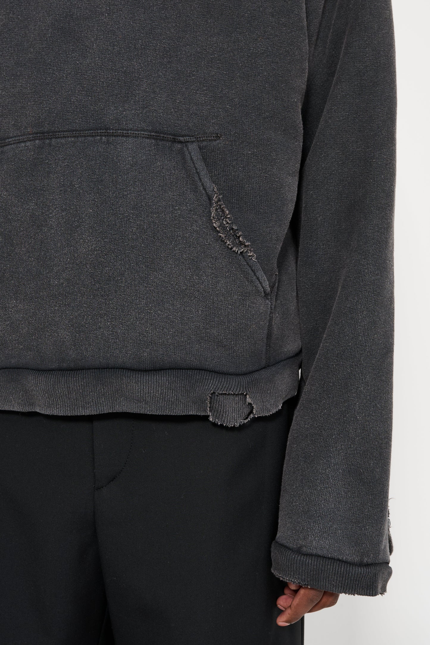 Stockholm Surfboard Club Heavyweight Lined Hoodie Mountain Grey