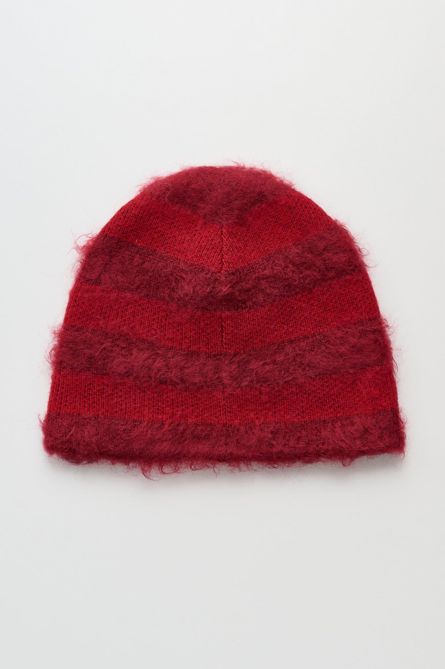 Stockholm Surfboard Club Striped Beanie Gas Red