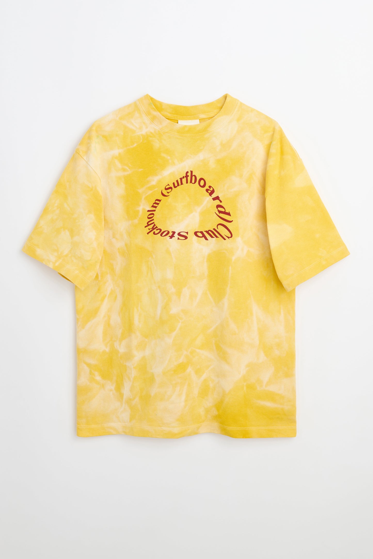 Stockholm Surfboard Club For TRÈS BIEN Dyed T-shirt Yellow