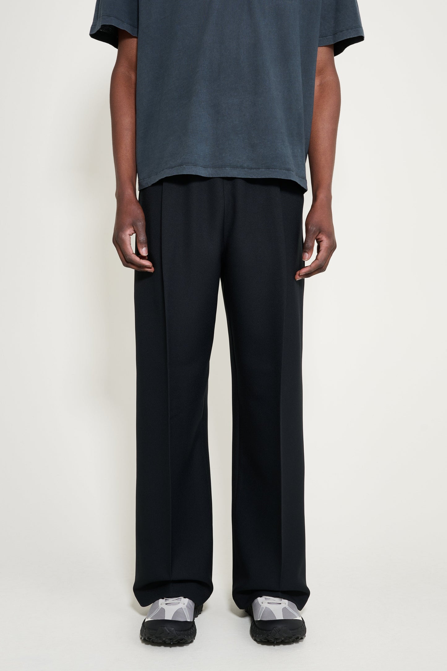 Stockholm Surfboard Club Elaine Relaxed Fit Trousers Black