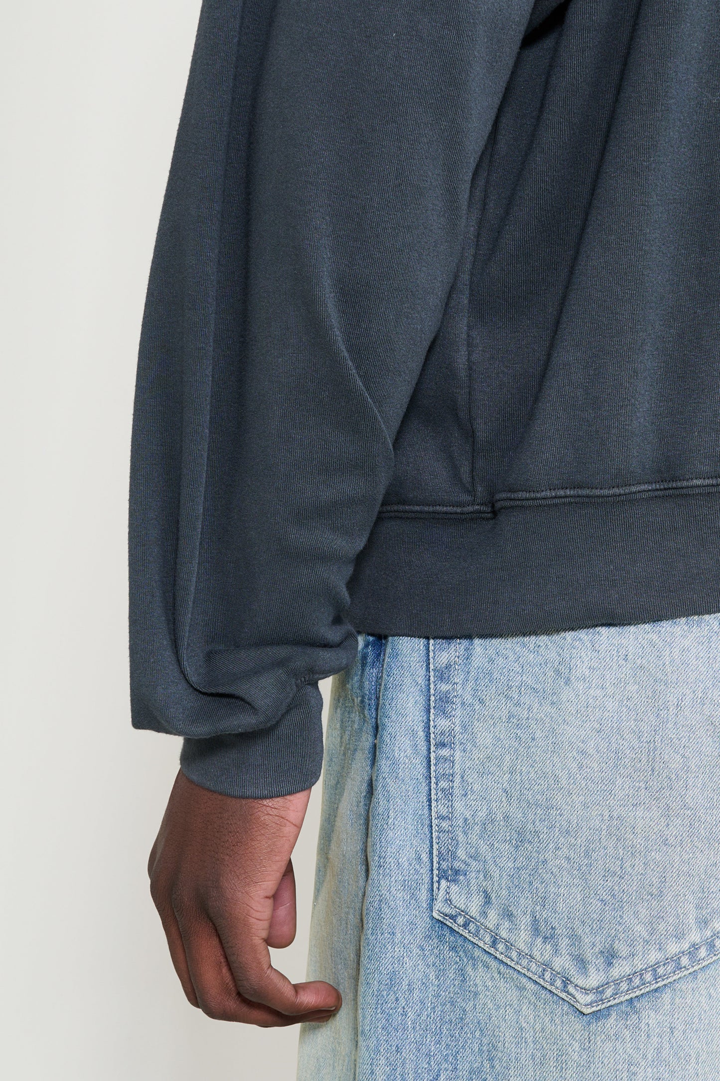Stockholm Surfboard Club Petite Hoodie Black / Grey