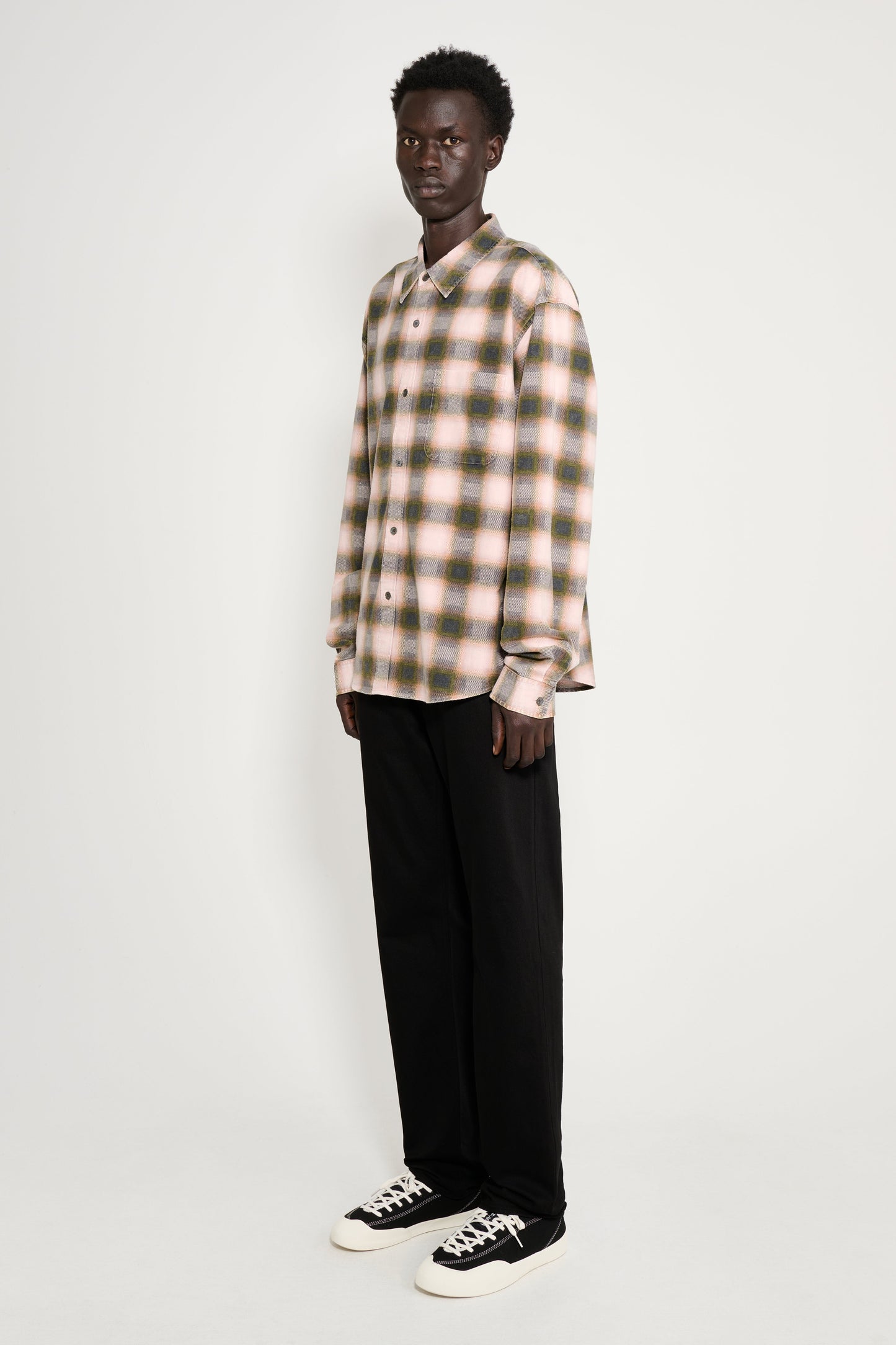 Stone Island Denim Research Straight Leg Jeans Bull Denim-TC Black