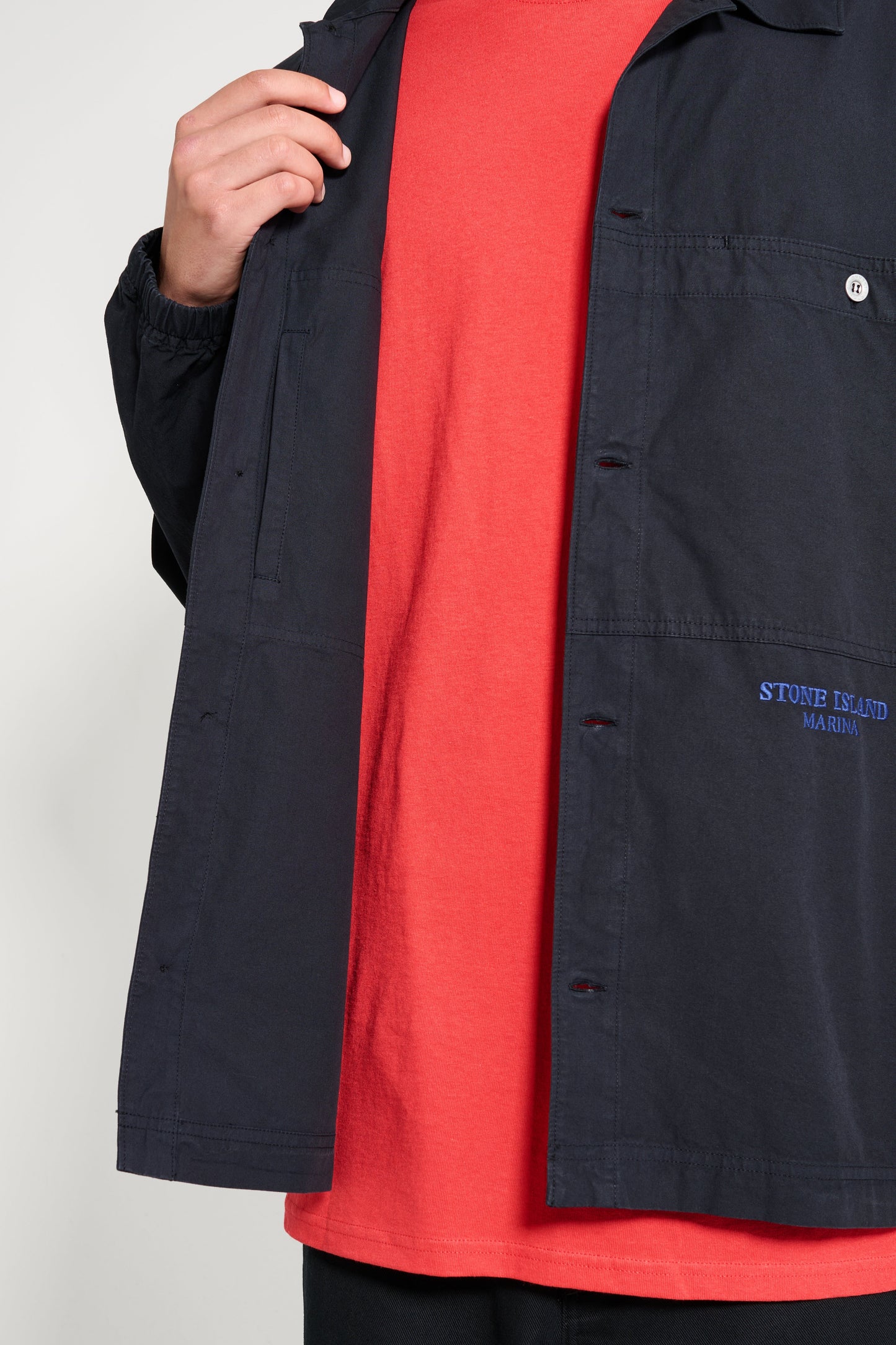 Stone Island Marina Overshirt Navy Blue