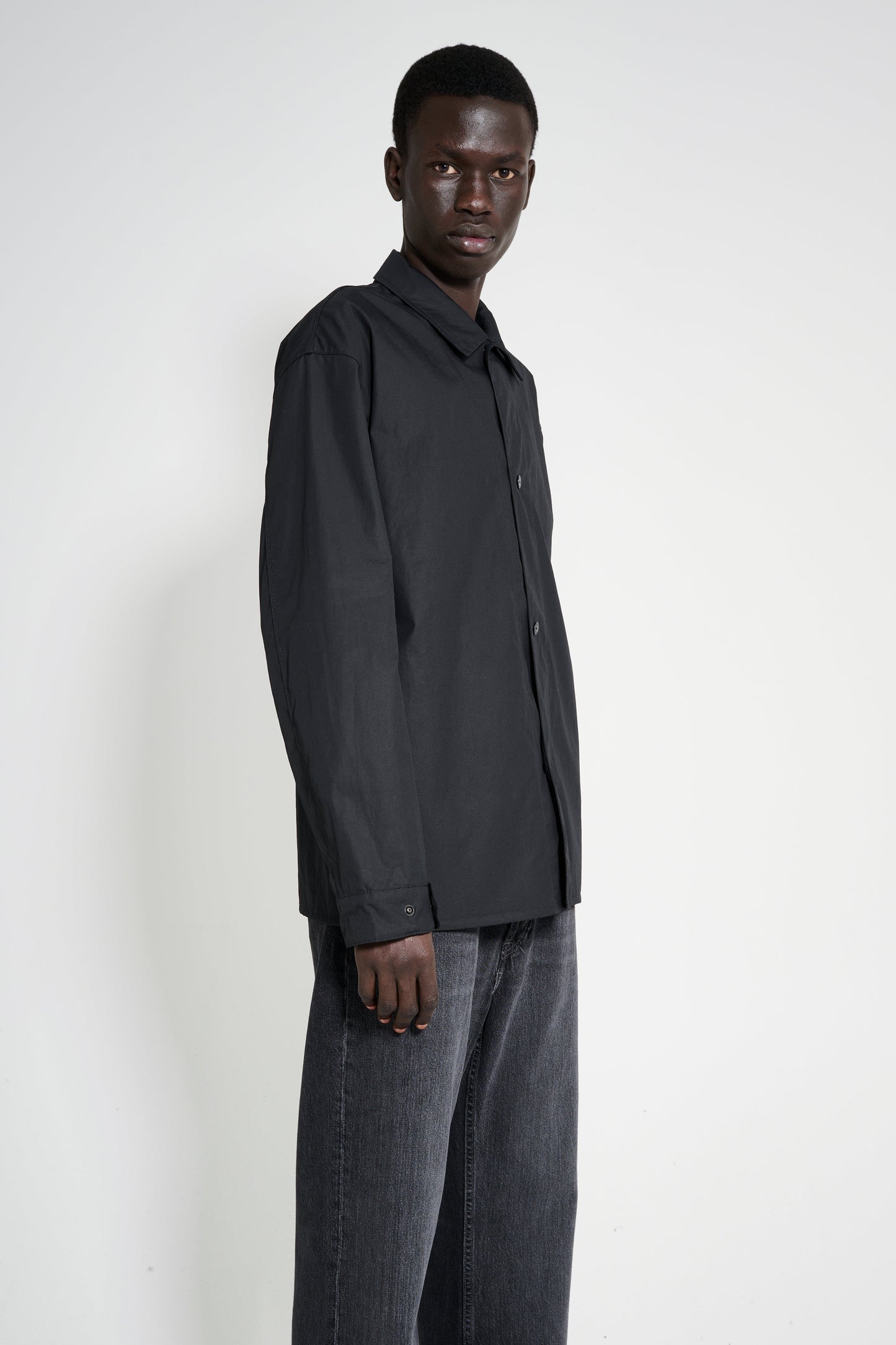 Stone Island Button Shirt Black