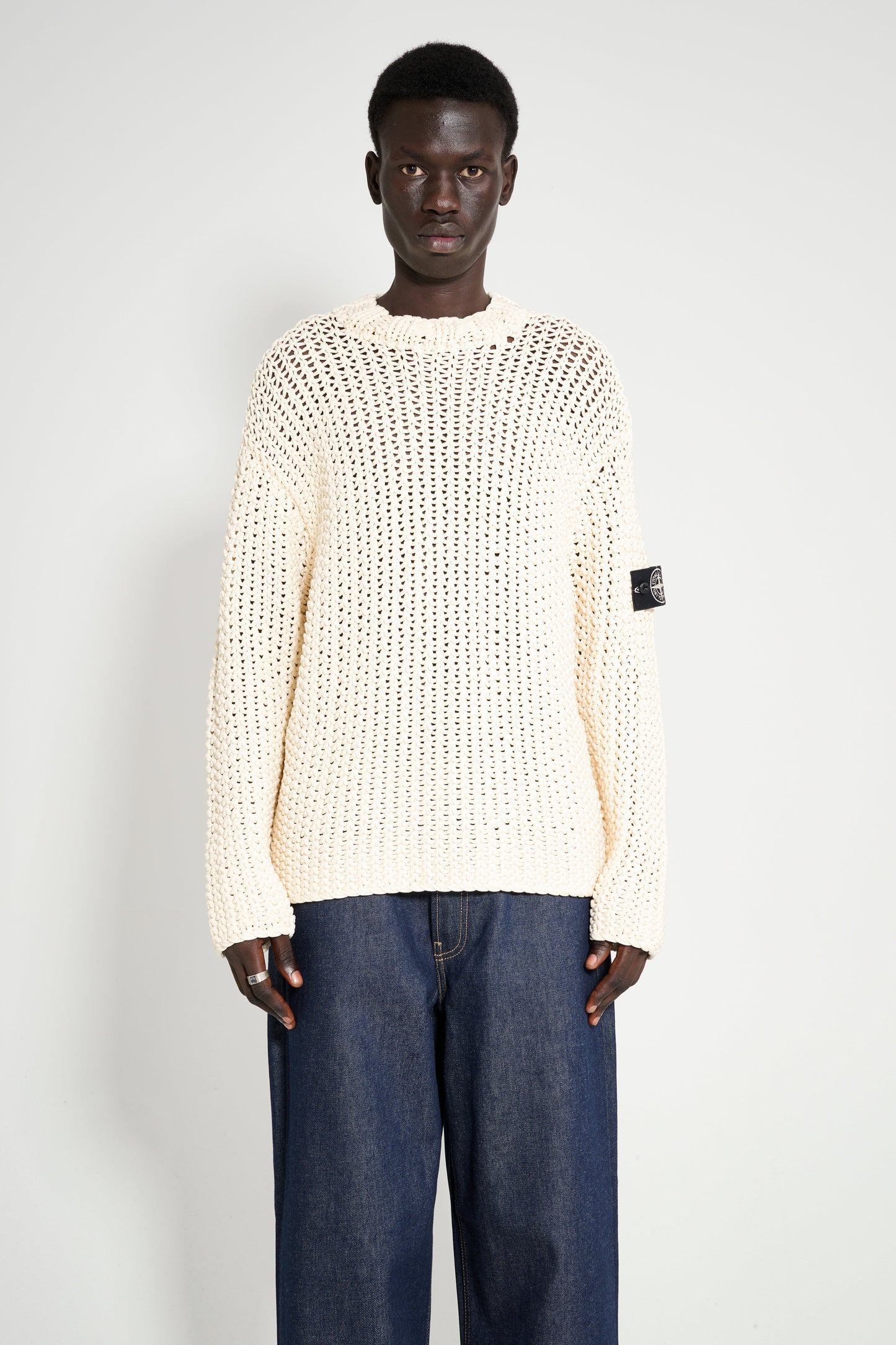 Stone Island Knitted Sweater Cherry