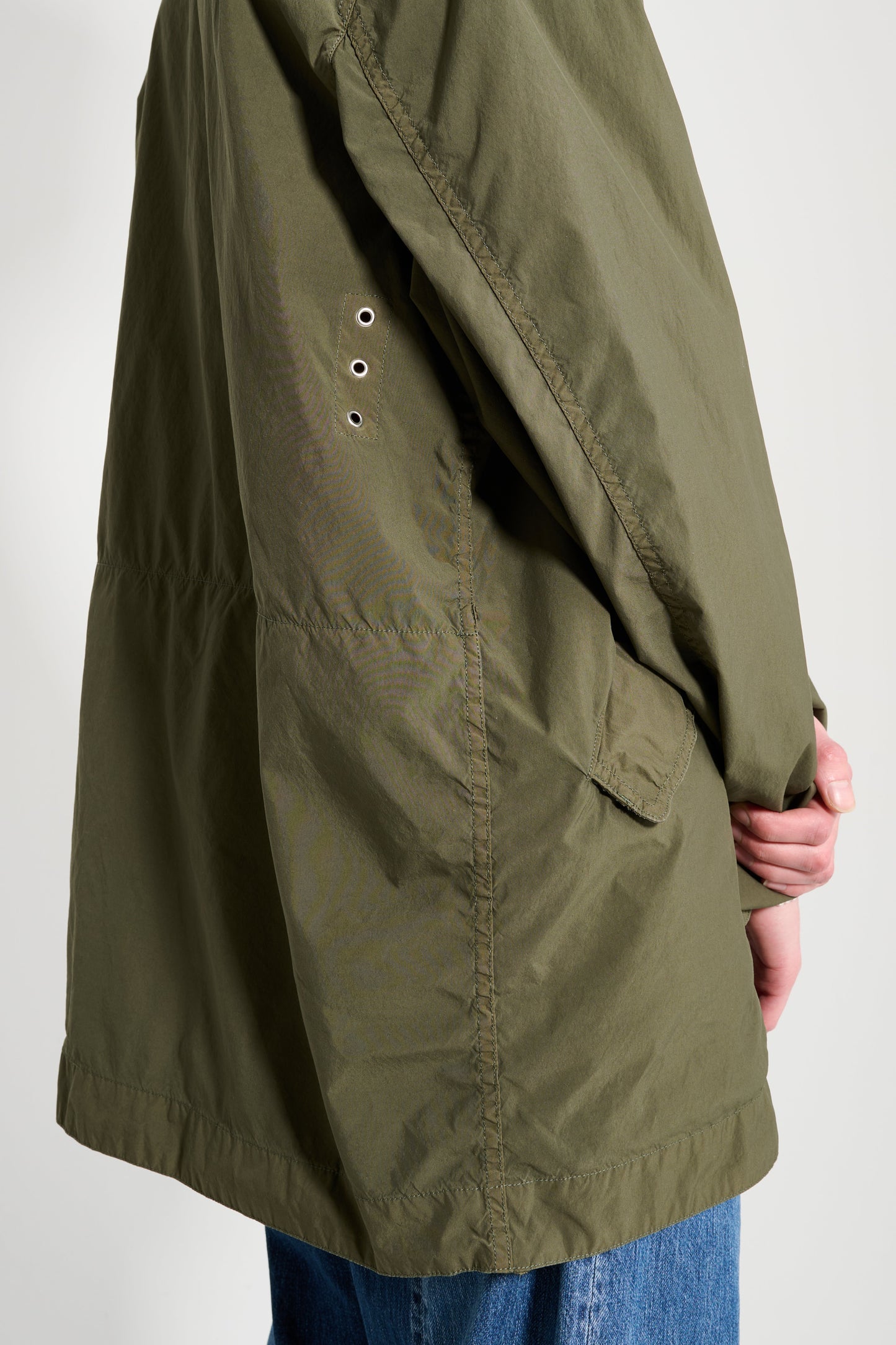 Stone Island Light Compact Touch Poly-TC Parka Military Green