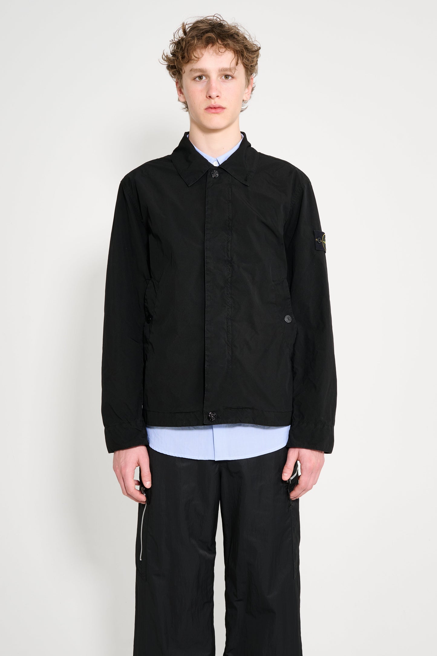 Stone Island Light Compact Touch Poly-TC Jacket Black