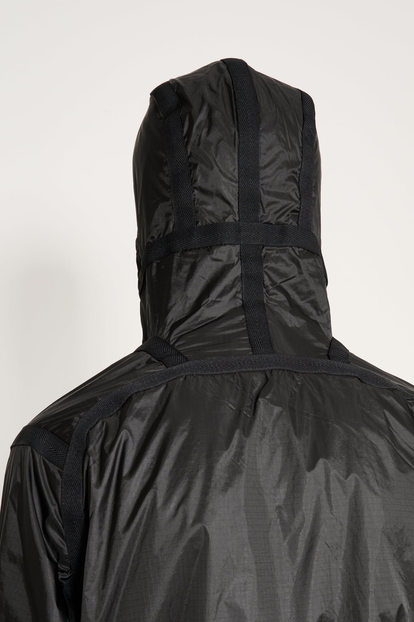 Stone Island Ripstop Light Hooded Jacket Lead Grey