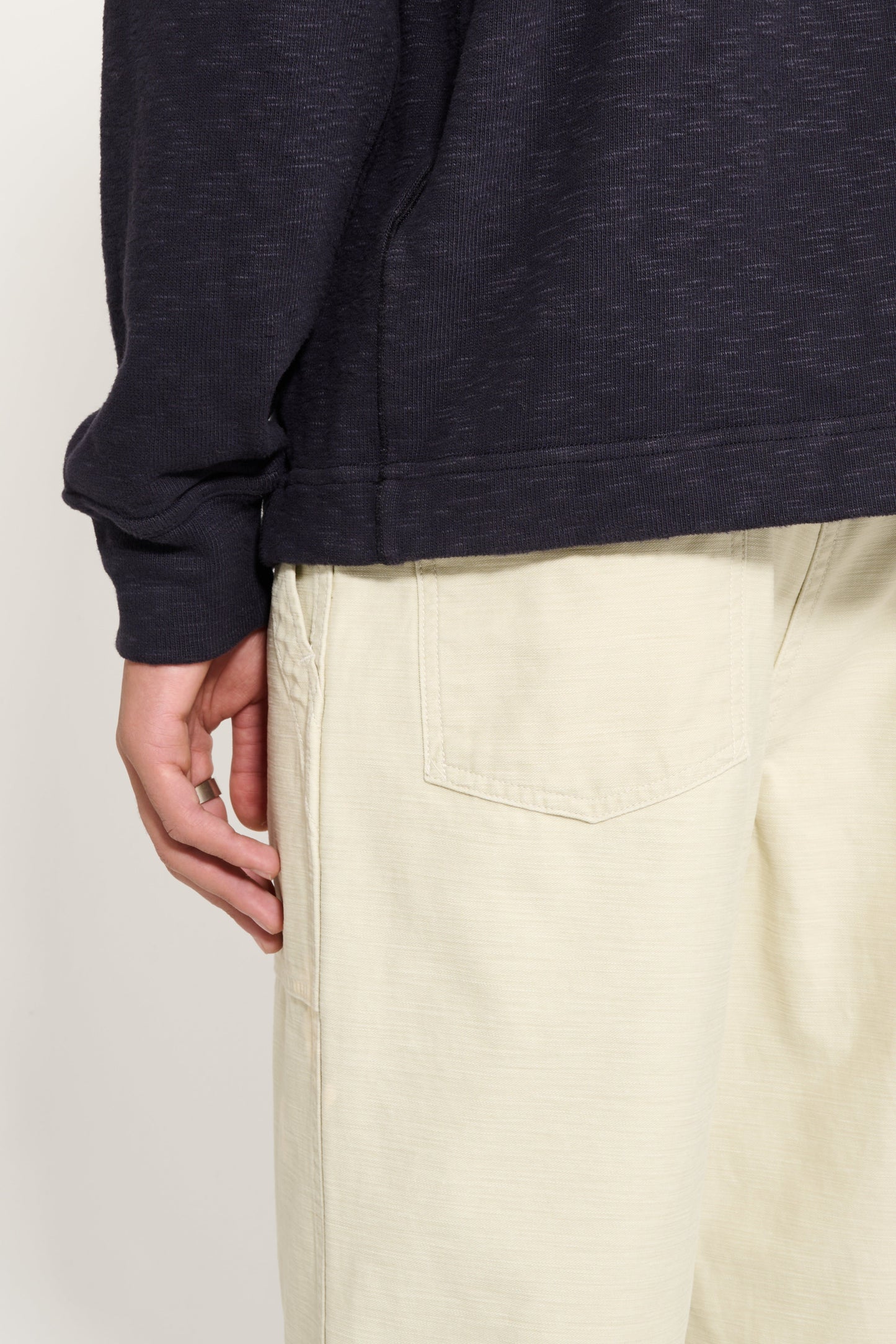 Stone Island Vanisé Brushed Heavy Cotton Jersey Polo Ink