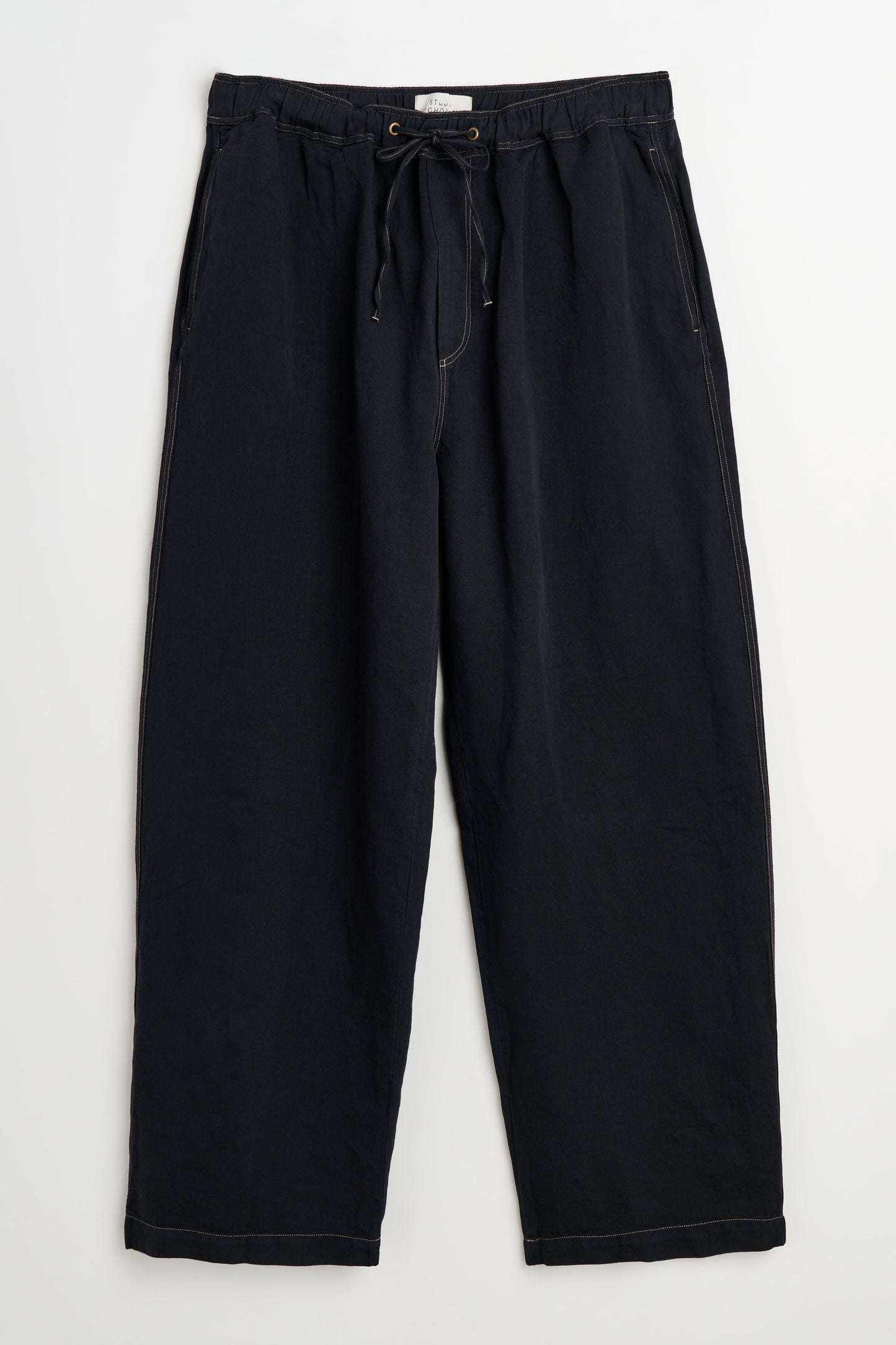 Studio Nicholson Sonny Drawstring Pants Black Grape
