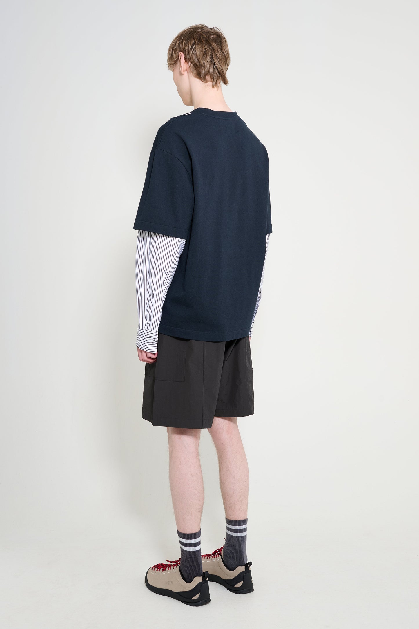 Studio Nicholson Galo Elasticated Shorts Coal