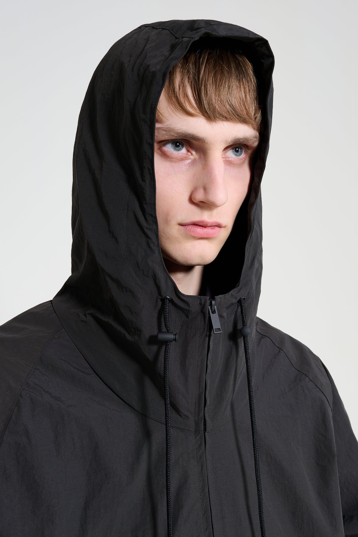 Studio Nicholson Rault Hooded Pullover Coal