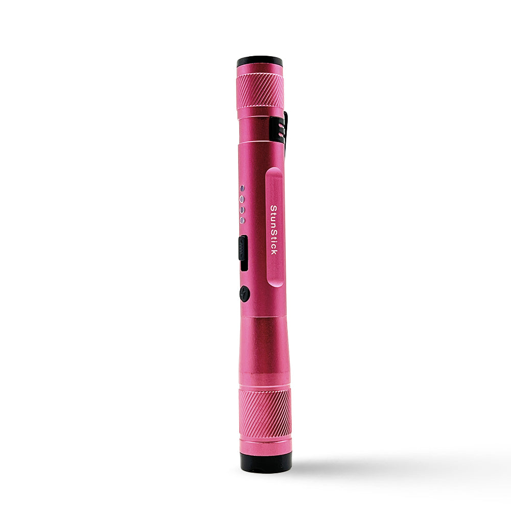 Light Pink StunStick Concealed Carry Multi-Functional Heavy Duty Stun Gun Flashlight - TOPHATTER'S ARMORY DEALS