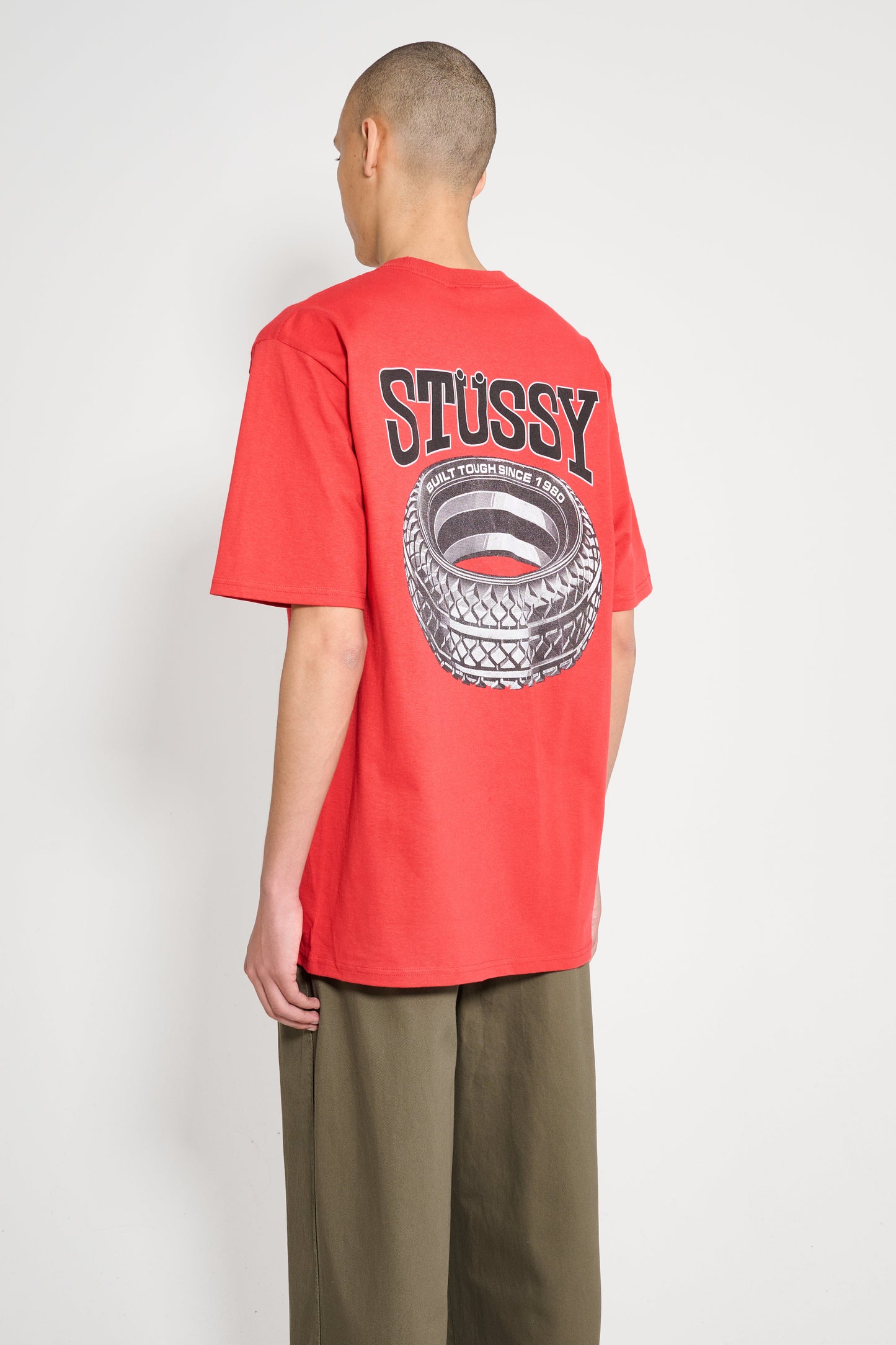 Stüssy Tough Tread Tee Cayenne